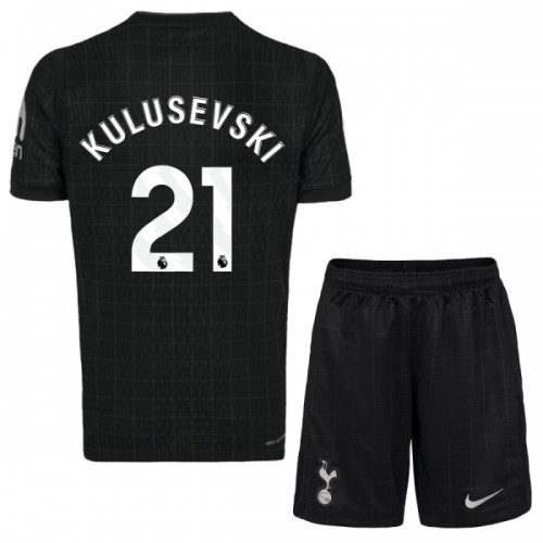 Dječji Dresovi Tottenham Hotspur Kulusevski 21 Gostujući 2025-26 - Kratki Rukavima Dječji Dresovi Tottenham Hotspur Kulusevski 21 Gostujući 2025-26 - Kratki Rukavima